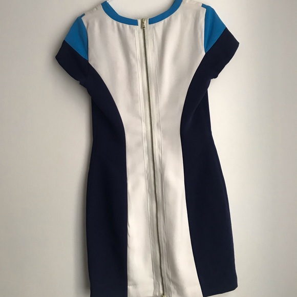 Club Monaco color block dress with long zipper - Picture 6 of 7